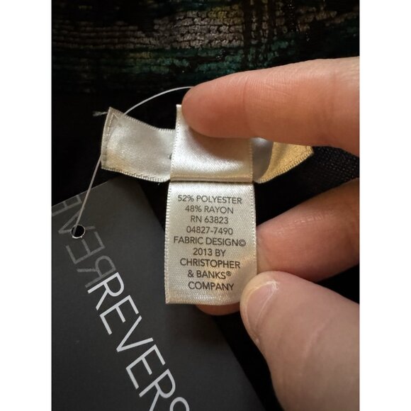 CJ Banks Christopher Banks Purple Zip Blazer Jacket 1X Tapestry Reversible NWT - Picture 12 of 14